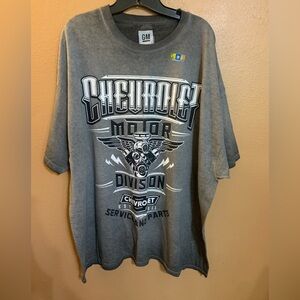 GM Chevrolet Motor Division Gray Ombre T-Shirt NWOT 2XL